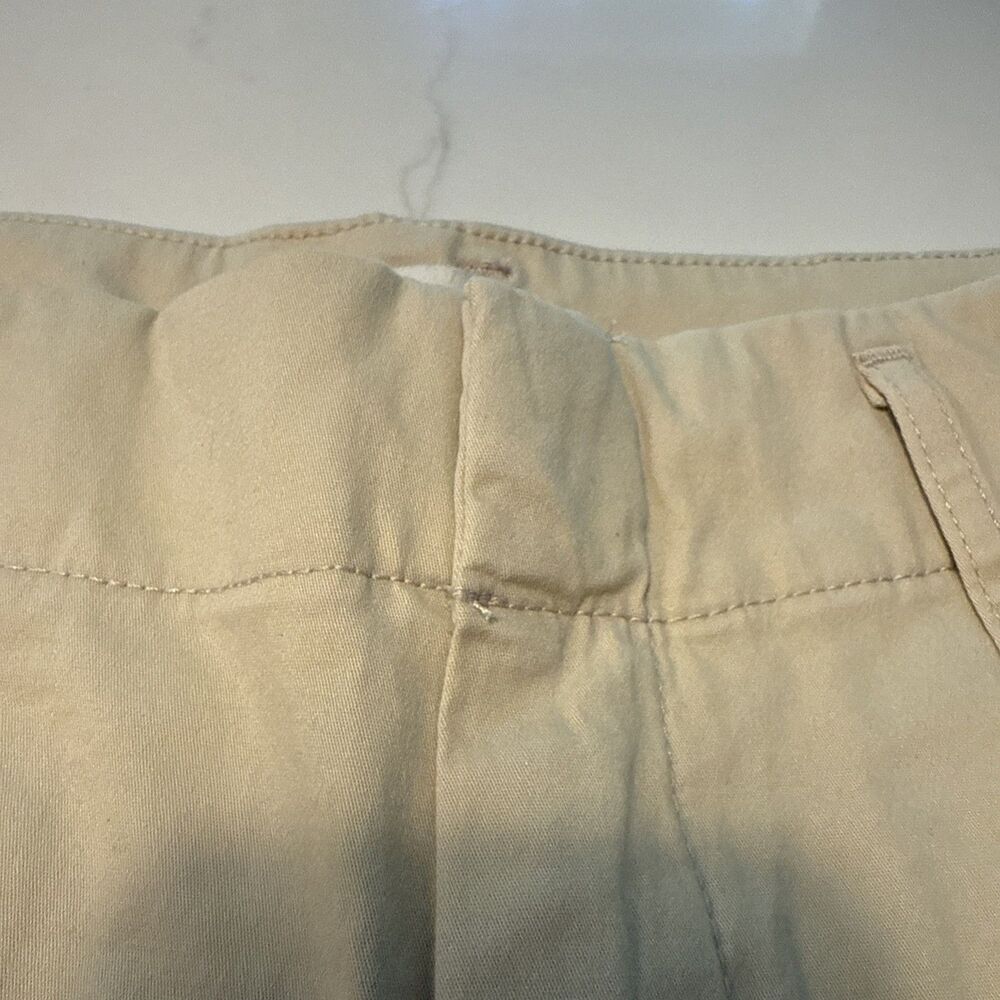 NWT Womens Tan Shorts Size 4 Stretch Dressy Summer Hook Closure A New Day - Picture 2 of 7